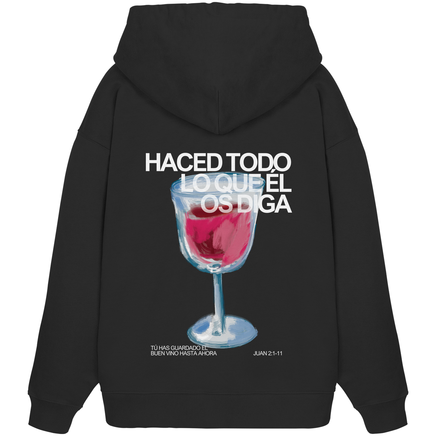 LO QUE ÉL OS DIGA SUDADERA UNISEX OVERSIZE