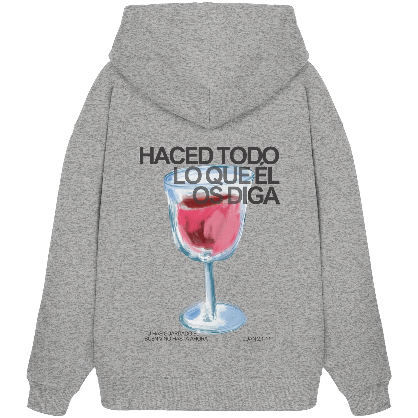 LO QUE ÉL OS DIGA SUDADERA UNISEX OVERSIZE