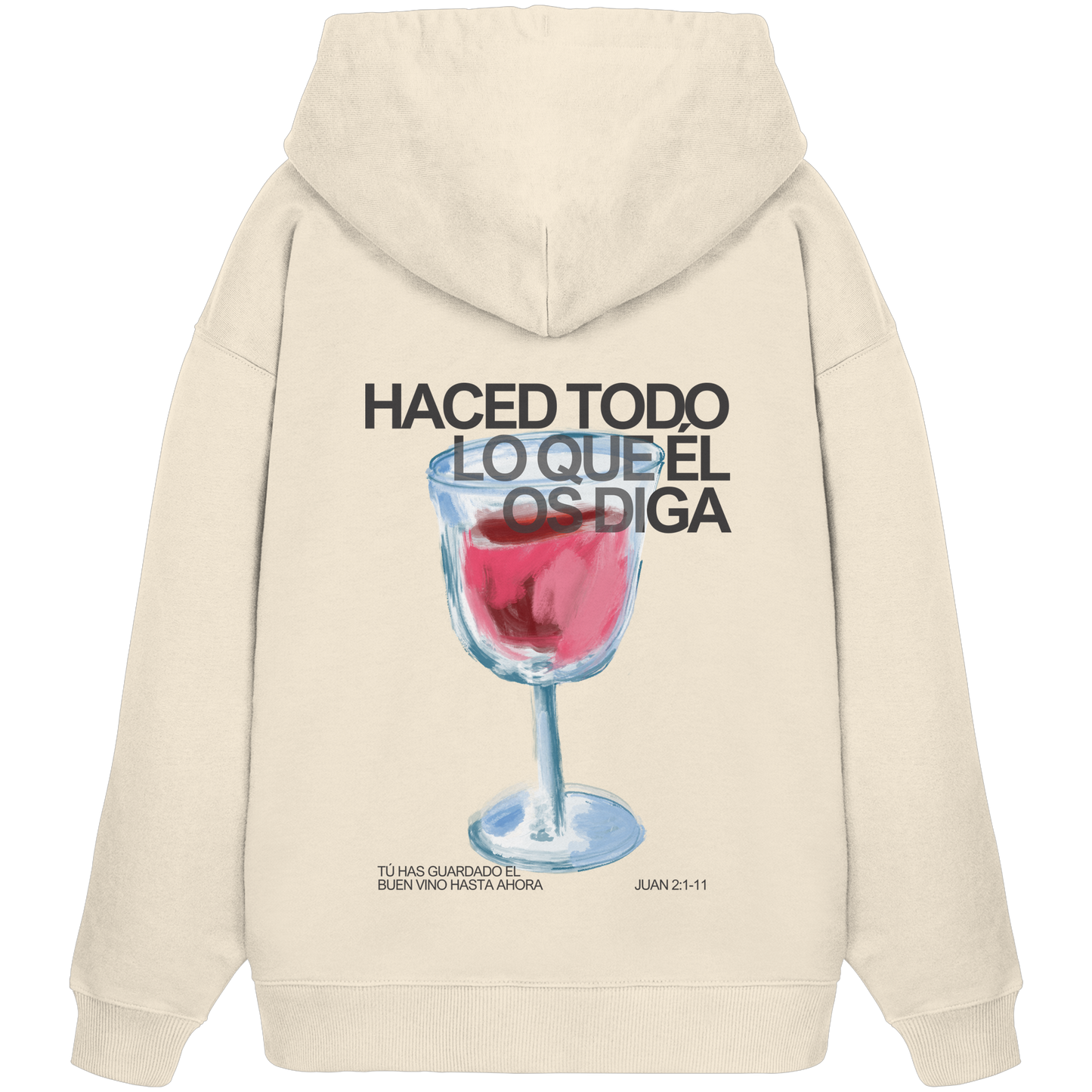 LO QUE ÉL OS DIGA SUDADERA UNISEX OVERSIZE