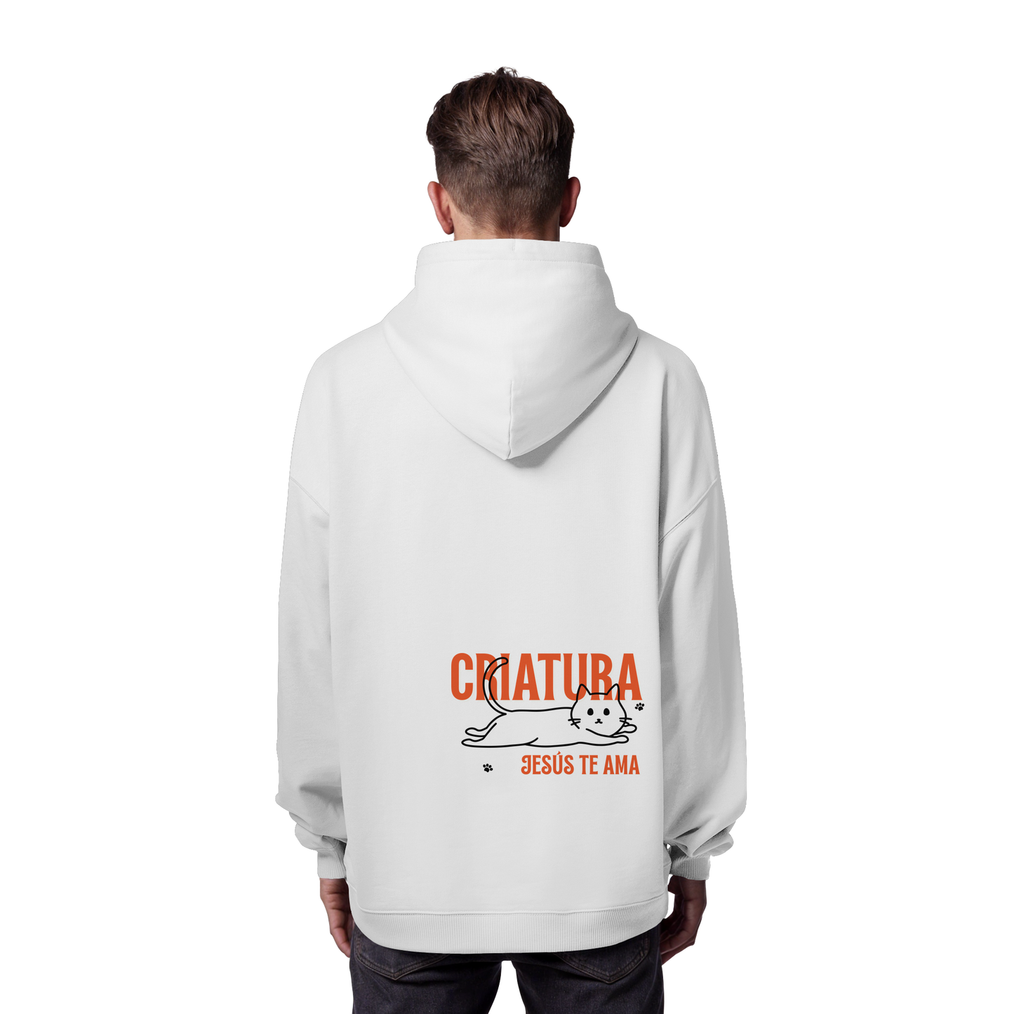 JESÚS TE AMA SUDADERA UNISEX OVERSIZE