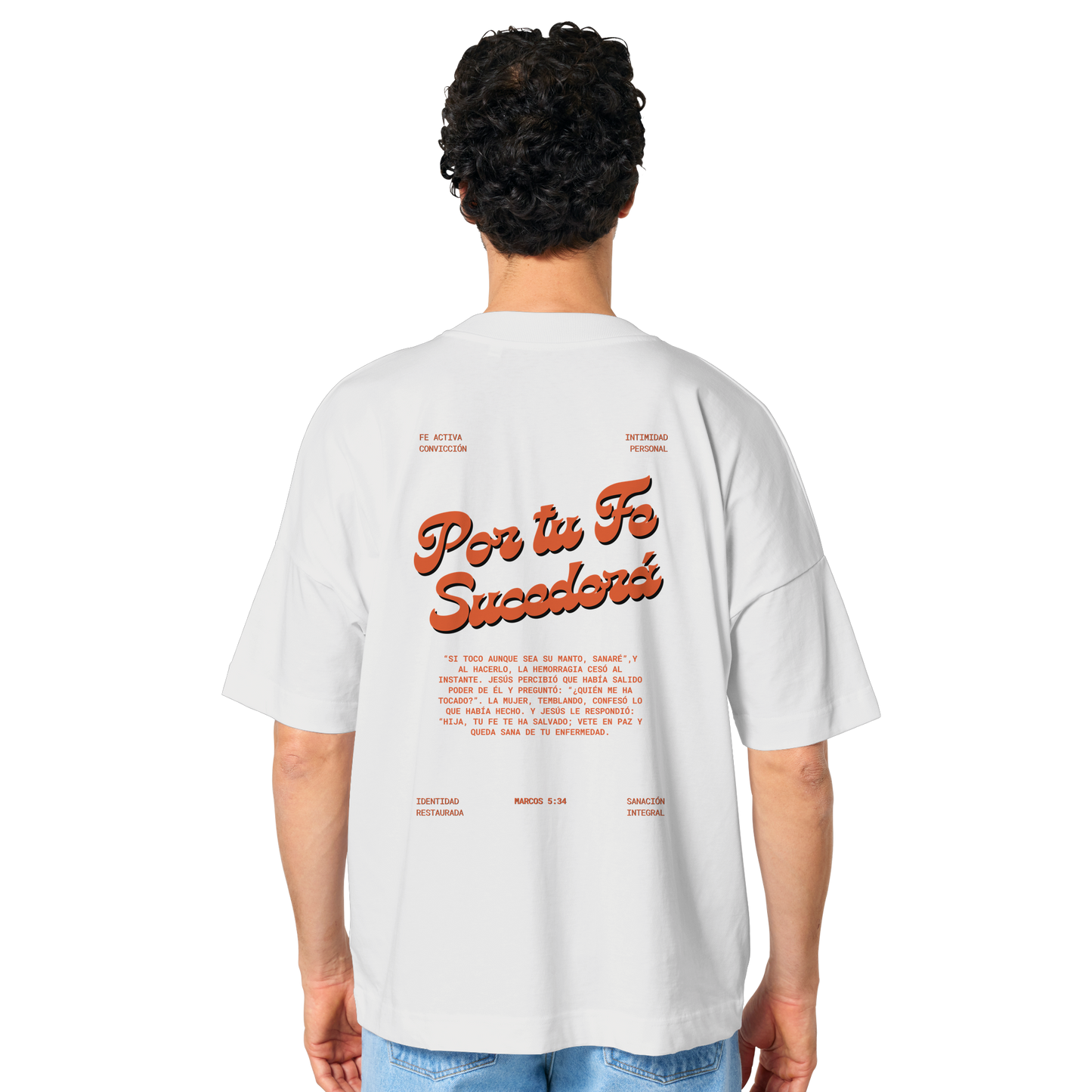 POR TU FE CAMISETA UNISEX OVERSIZE