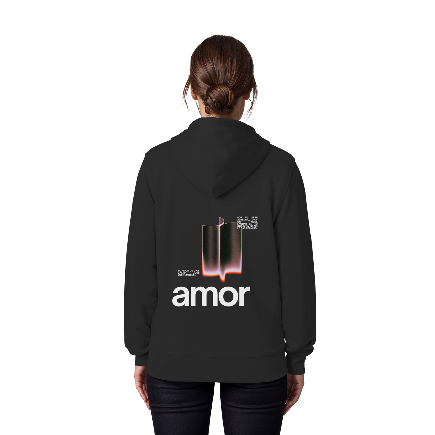 AMOR DE DIOS SUDADERA CREMALLERA
