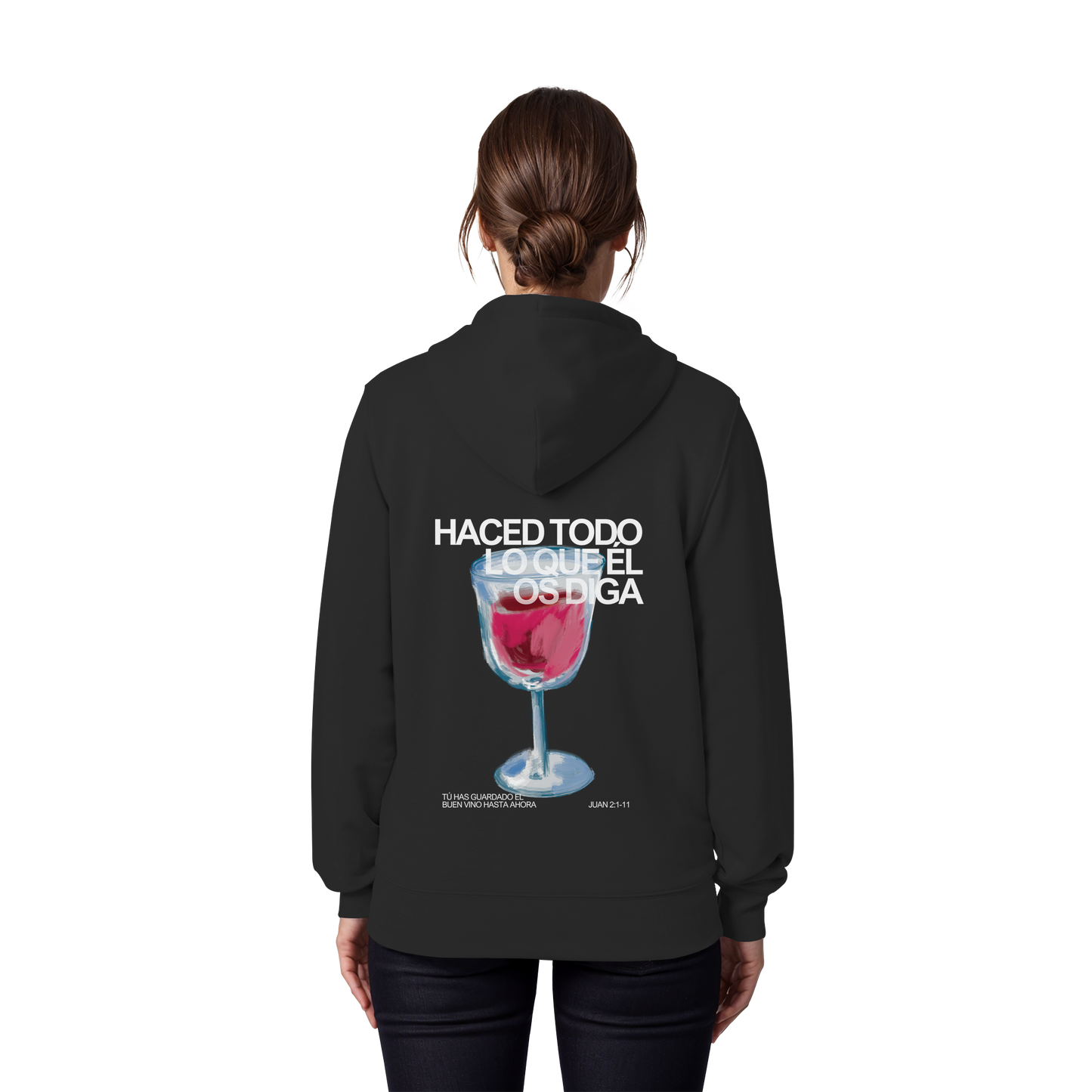 LO QUE ÉL OS DIGA SUDADERA CREMALLERA
