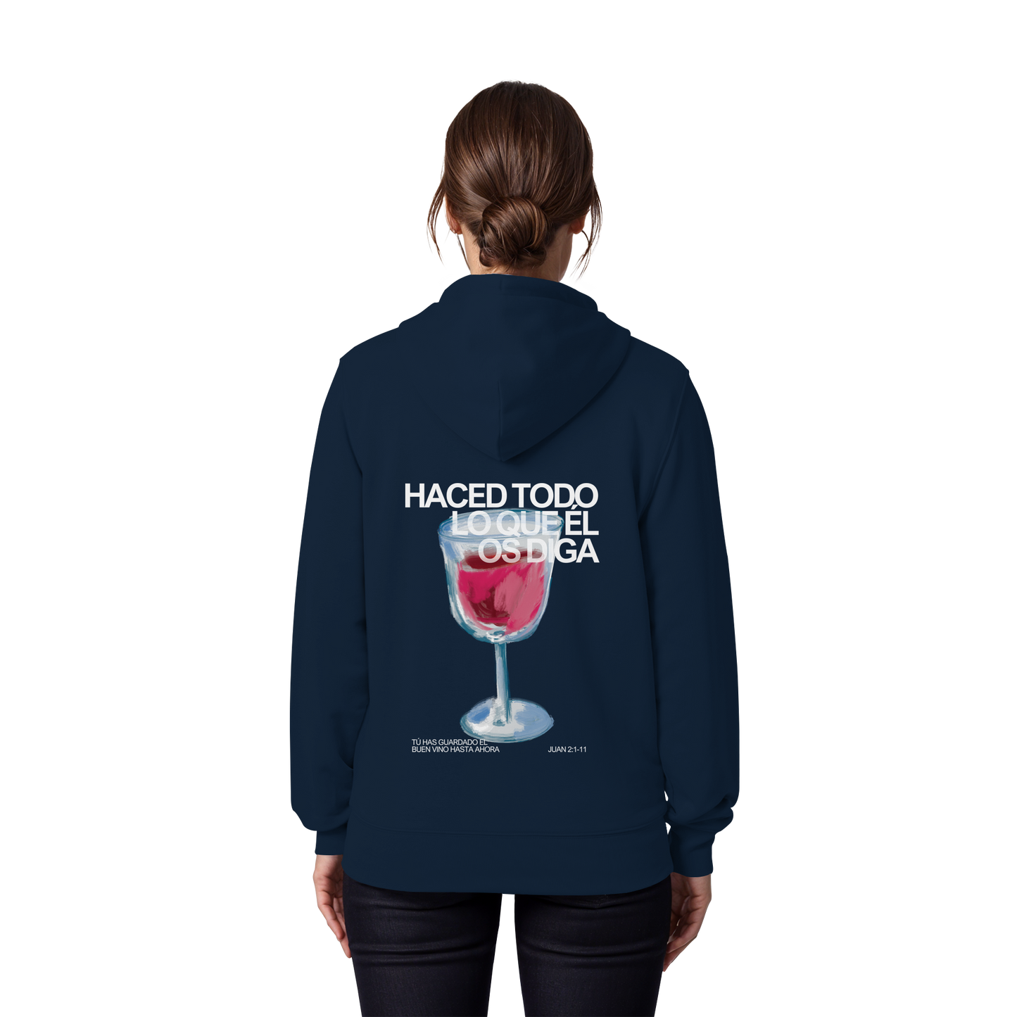 LO QUE ÉL OS DIGA SUDADERA CREMALLERA