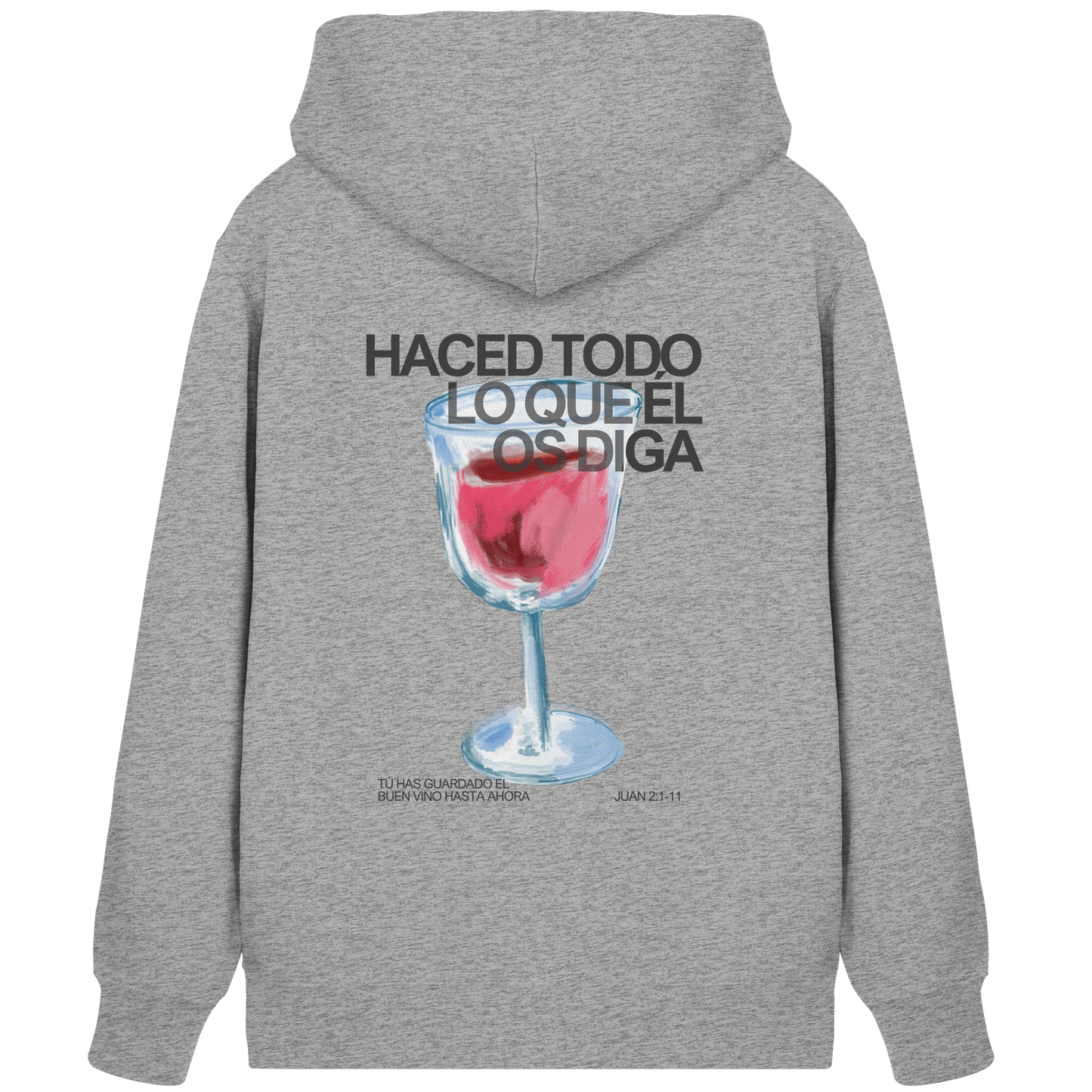 LO QUE ÉL OS DIGA SUDADERA CREMALLERA