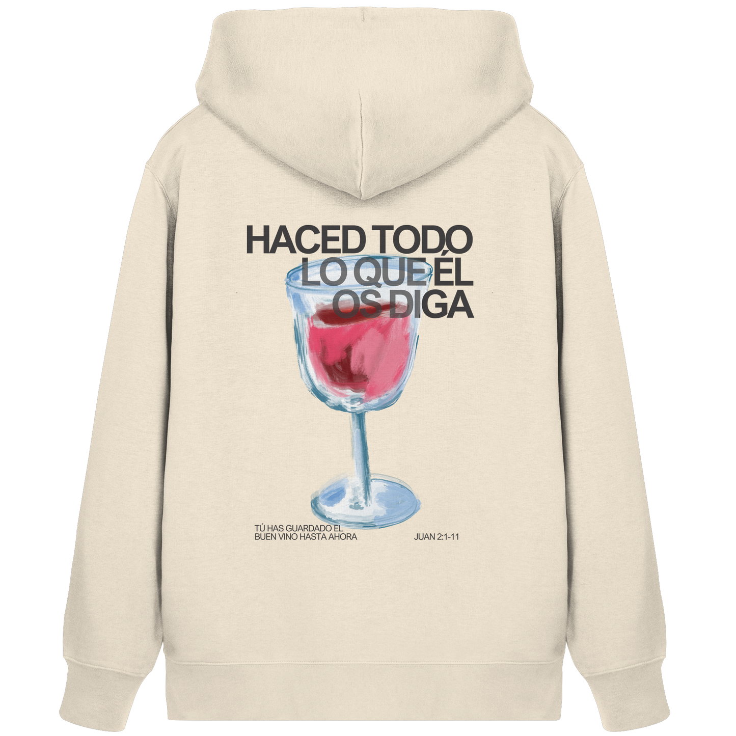 LO QUE ÉL OS DIGA SUDADERA CREMALLERA