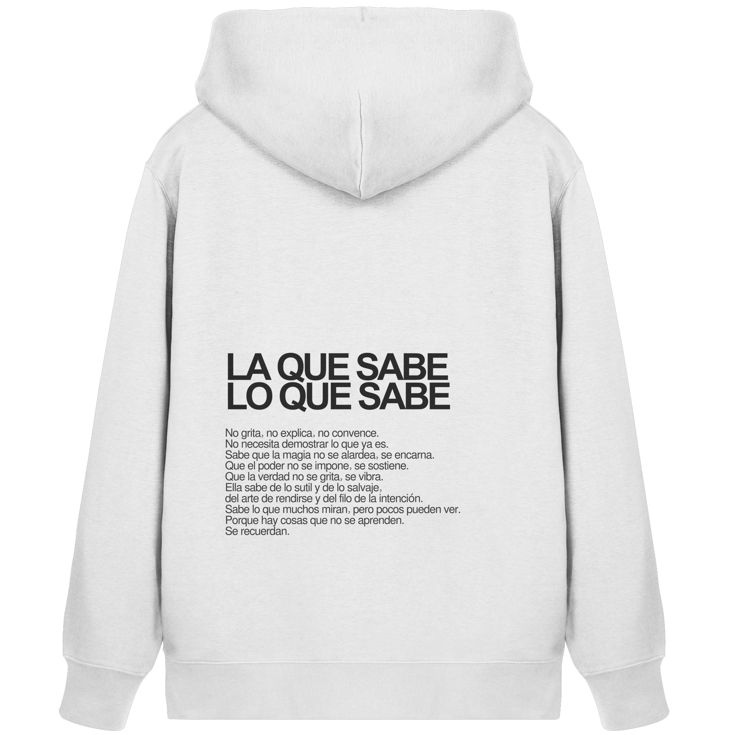 LA QUE SABE LO QUE SABE
