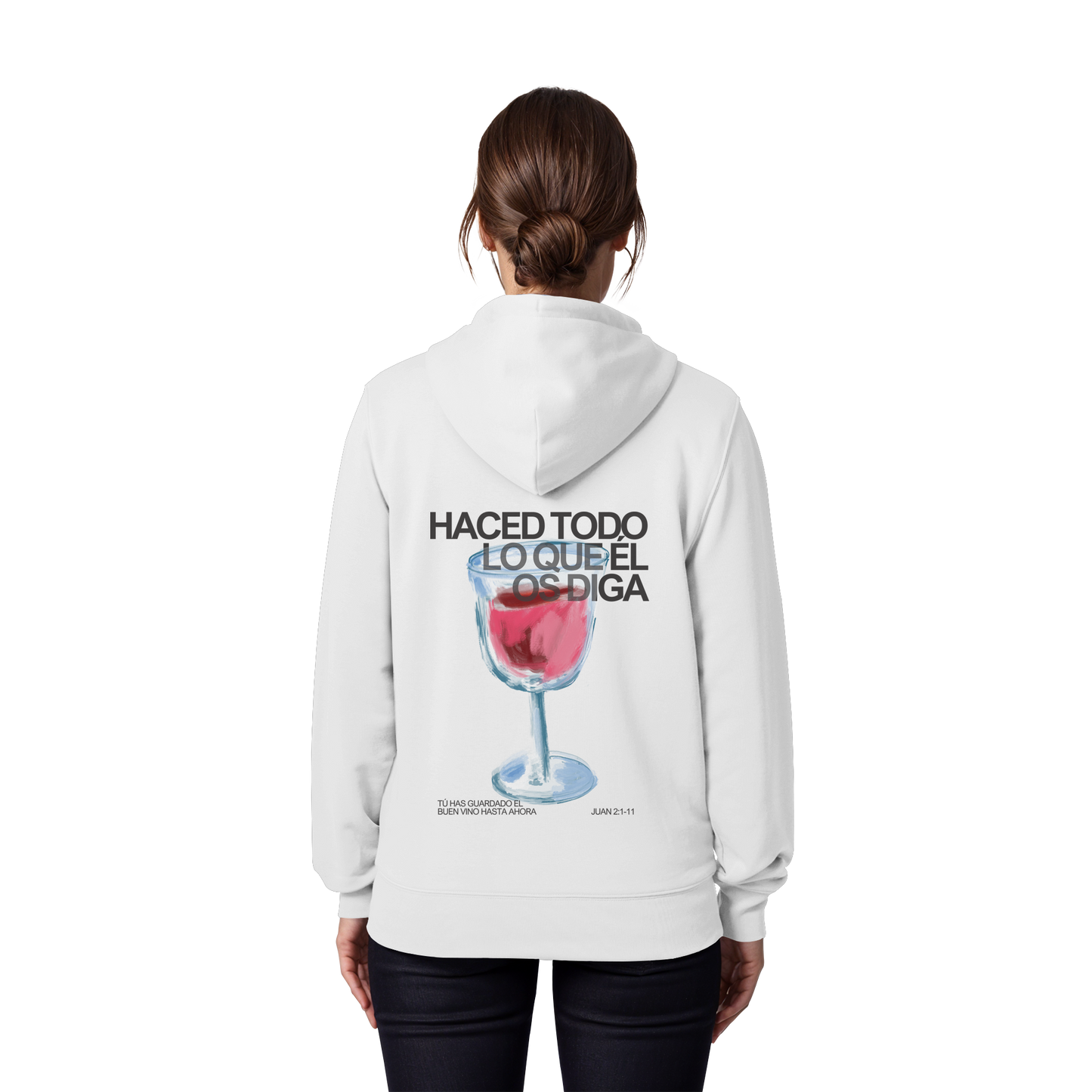 LO QUE ÉL OS DIGA SUDADERA CREMALLERA