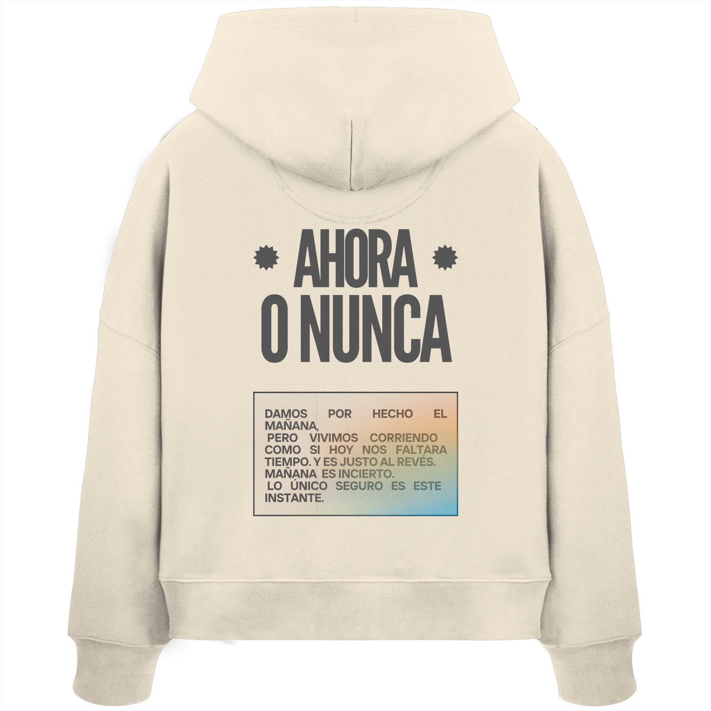 AHORA O NUNCA