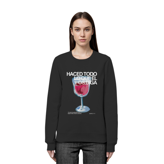 LO QUE ÉL OS DIGA SUDADERA SIN CAPUCHA