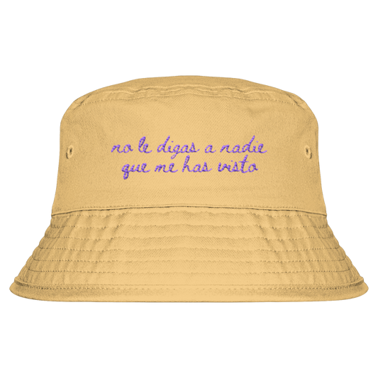 No le digas a nadie que me has visto