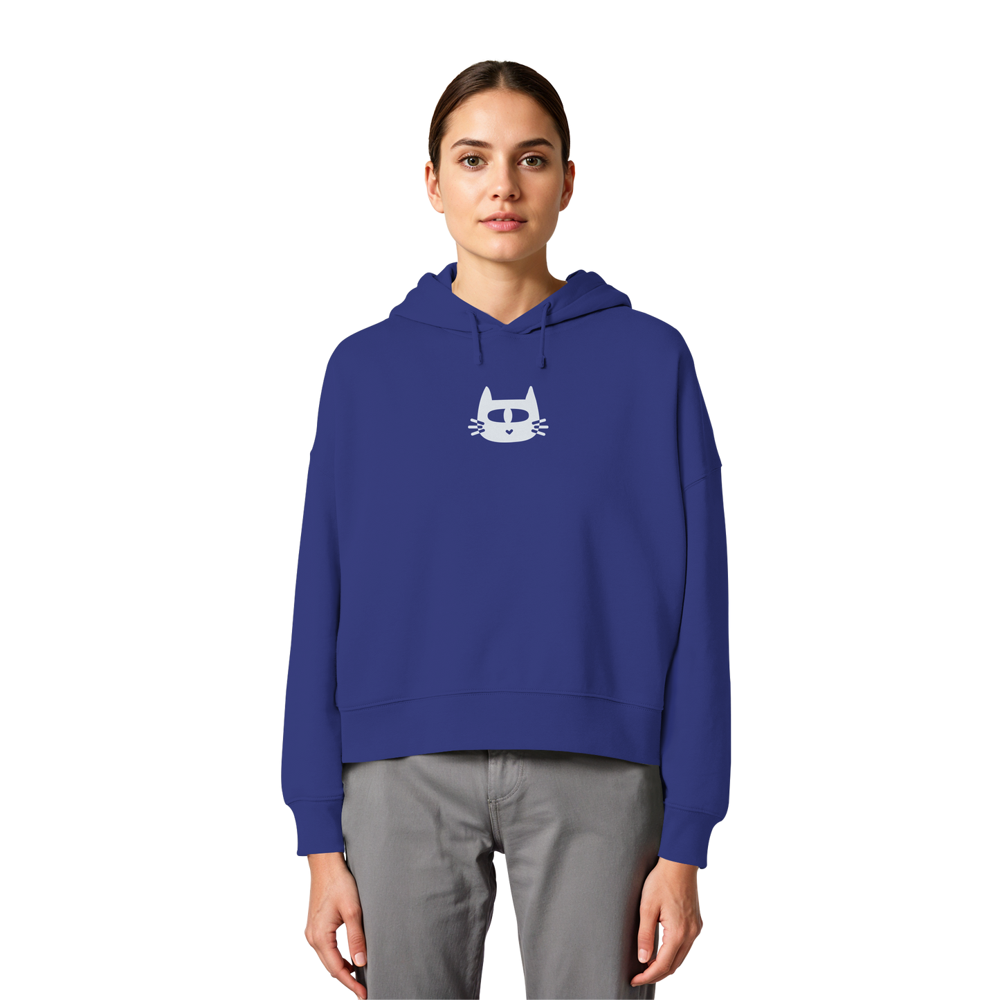 LO QUE ÉL OS DIGA SUDADERA BOXY CAPUCHA
