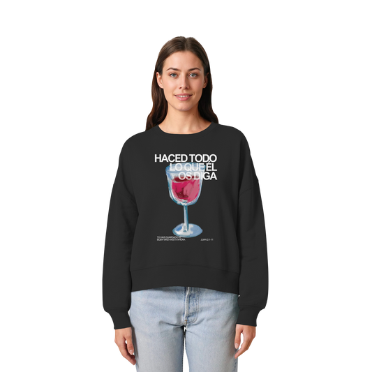 LO QUE ÉL OS DIGA SUDADERA BOXY