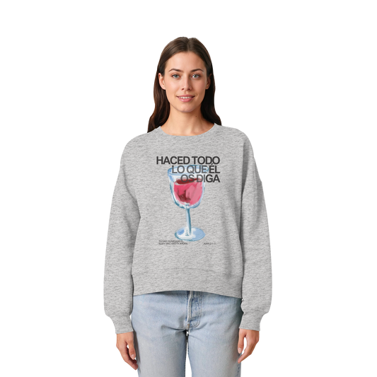 LO QUE ÉL OS DIGA SUDADERA BOXY